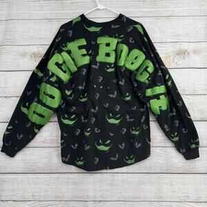 Disney Nightmare Before Christmas Oogie Boogie Spirit Jersey Adult M Black Puffy